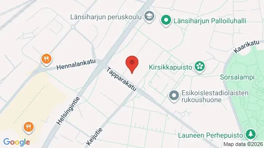 Apartments for rent i Lahti - kort over placeringen