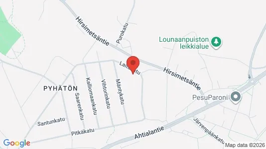 Apartments for rent i Lahti - kort over placeringen