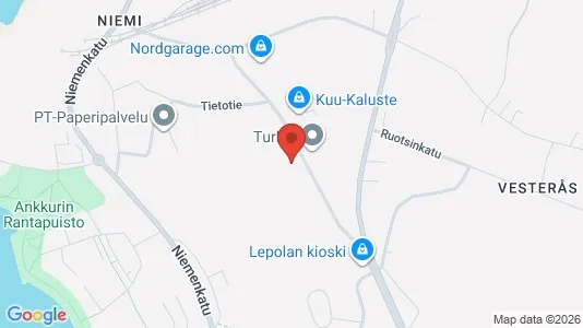 Apartments for rent i Lahti - kort over placeringen