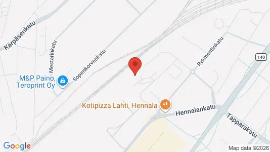 Apartments for rent i Lahti - kort over placeringen