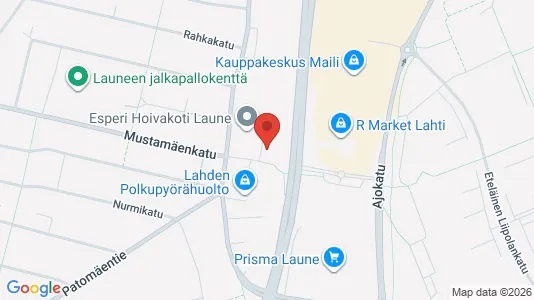Apartments for rent i Lahti - kort over placeringen