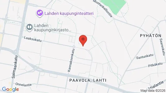 Apartments for rent i Lahti - kort over placeringen