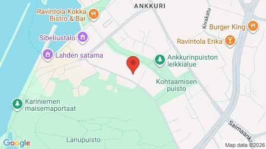 Apartments for rent i Lahti - kort over placeringen