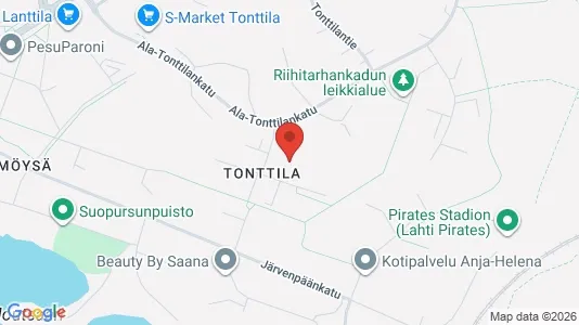 Apartments for rent i Lahti - kort over placeringen