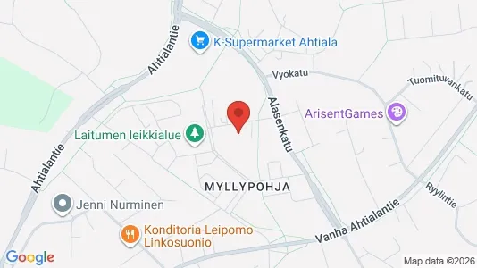 Apartments for rent i Lahti - kort over placeringen