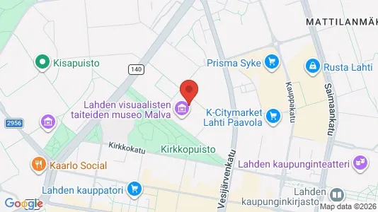 Apartments for rent i Lahti - kort over placeringen