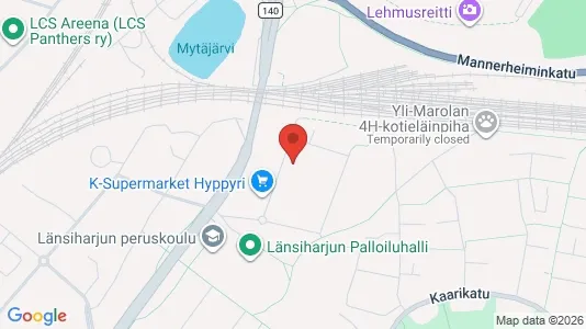 Apartments for rent i Lahti - kort over placeringen