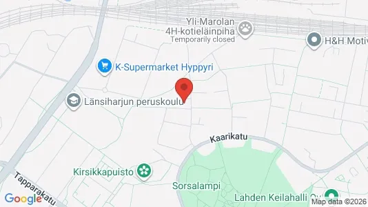Apartments for rent i Lahti - kort over placeringen