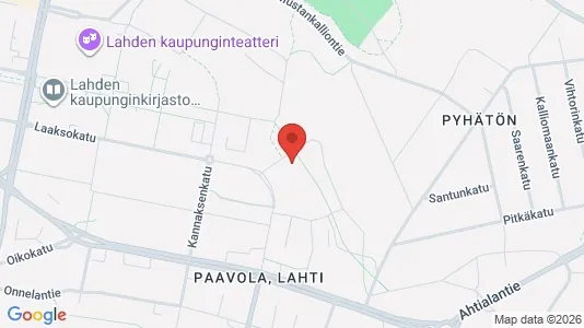 Apartments for rent i Lahti - kort over placeringen