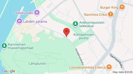 Apartments for rent i Lahti - kort over placeringen
