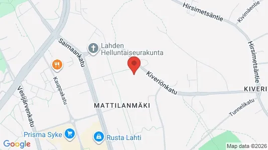 Apartments for rent i Lahti - kort over placeringen
