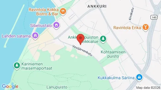 Apartments for rent i Lahti - kort over placeringen