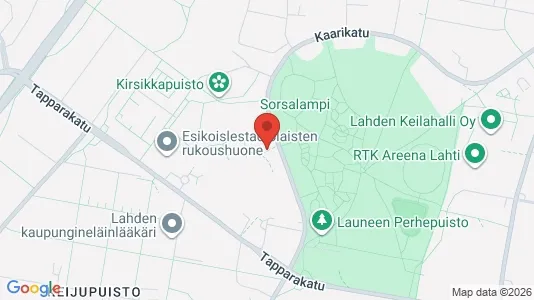 Apartments for rent i Lahti - kort over placeringen