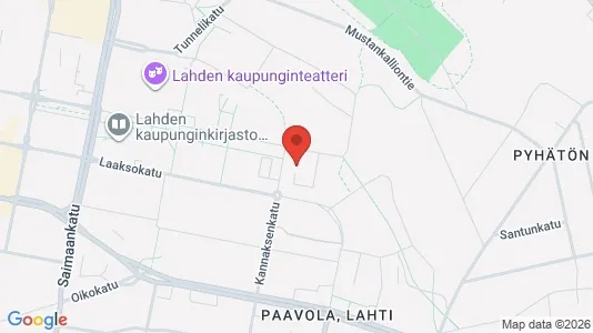 Apartments for rent i Lahti - kort over placeringen