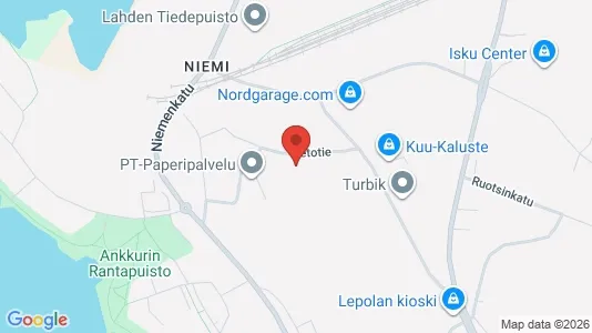 Apartments for rent i Lahti - kort over placeringen