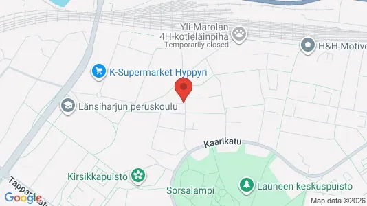 Apartments for rent i Lahti - kort over placeringen