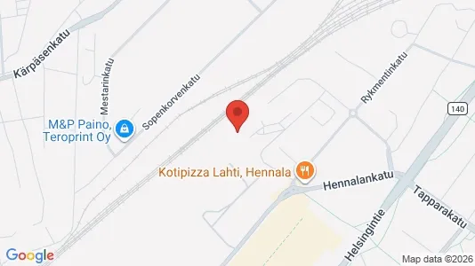 Apartments for rent i Lahti - kort over placeringen