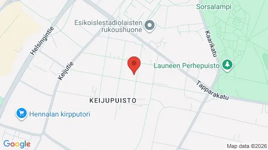 Apartments for rent i Lahti - kort over placeringen