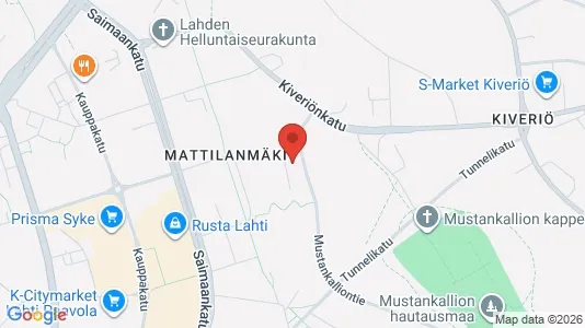 Apartments for rent i Lahti - kort over placeringen