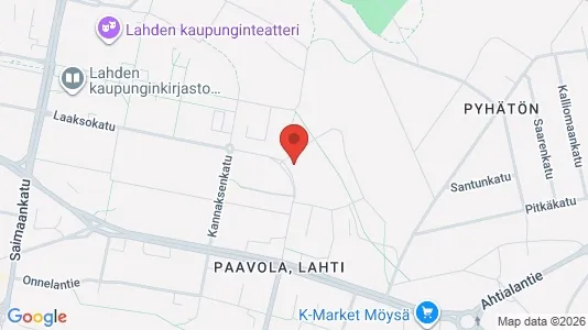 Apartments for rent i Lahti - kort over placeringen