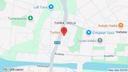 Apartments for rent i Oulu - kort over placeringen