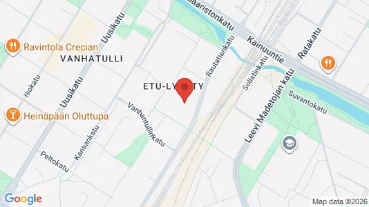 Apartments for rent i Oulu - kort over placeringen