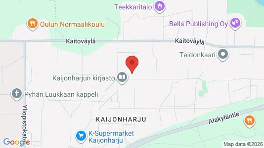 Apartments for rent i Oulu - kort over placeringen