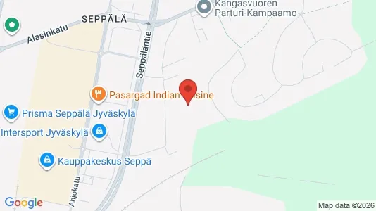 Apartments for rent i Jyväskylä - kort over placeringen