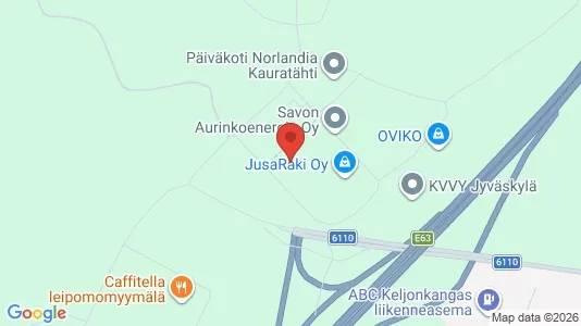 Apartments for rent i Jyväskylä - kort over placeringen