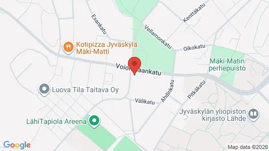 Apartments for rent i Jyväskylä - kort over placeringen