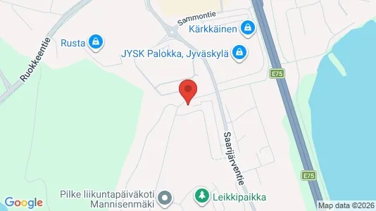 Apartments for rent i Jyväskylä - kort over placeringen