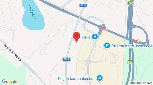 Apartments for rent i Jyväskylä - kort over placeringen
