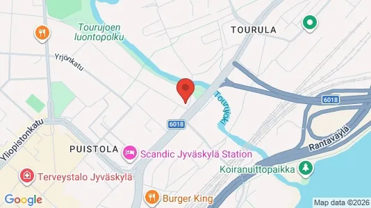 Apartments for rent i Jyväskylä - kort over placeringen
