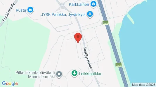 Apartments for rent i Jyväskylä - kort over placeringen