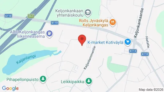 Apartments for rent i Jyväskylä - kort over placeringen