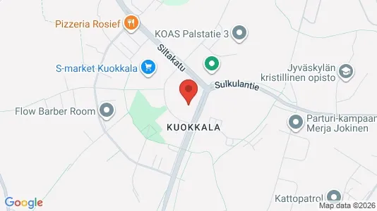 Apartments for rent i Jyväskylä - kort over placeringen