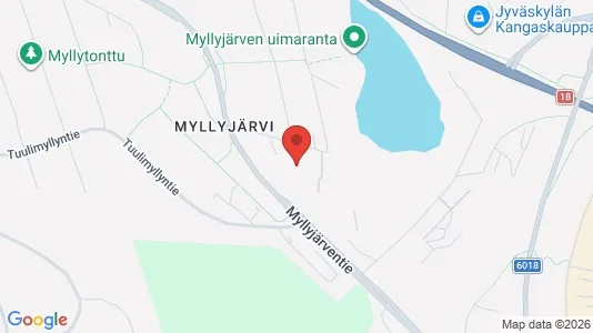 Apartments for rent i Jyväskylä - kort over placeringen