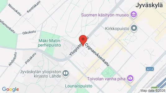Apartments for rent i Jyväskylä - kort over placeringen