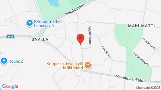Apartments for rent i Jyväskylä - kort over placeringen