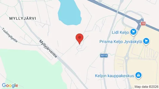 Apartments for rent i Jyväskylä - kort over placeringen