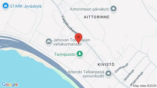Apartments for rent i Jyväskylä - kort over placeringen