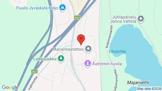 Apartments for rent i Jyväskylä - kort over placeringen