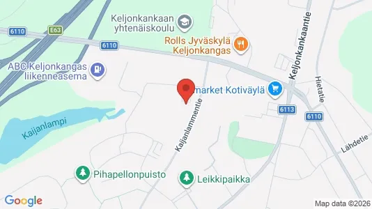 Apartments for rent i Jyväskylä - kort over placeringen