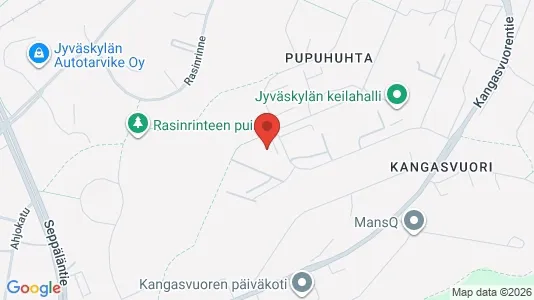 Apartments for rent i Jyväskylä - kort over placeringen