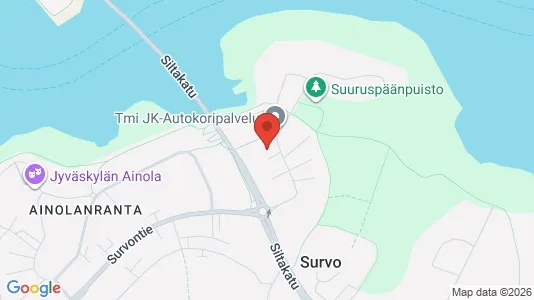 Apartments for rent i Jyväskylä - kort over placeringen