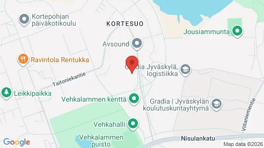 Apartments for rent i Jyväskylä - kort over placeringen