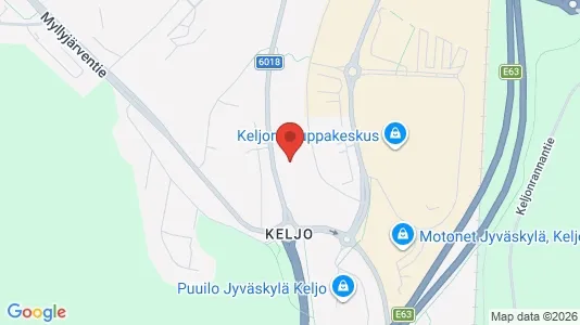 Apartments for rent i Jyväskylä - kort over placeringen