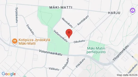 Apartments for rent i Jyväskylä - kort over placeringen