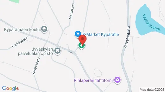 Apartments for rent i Jyväskylä - kort over placeringen