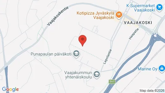 Apartments for rent i Jyväskylä - kort over placeringen